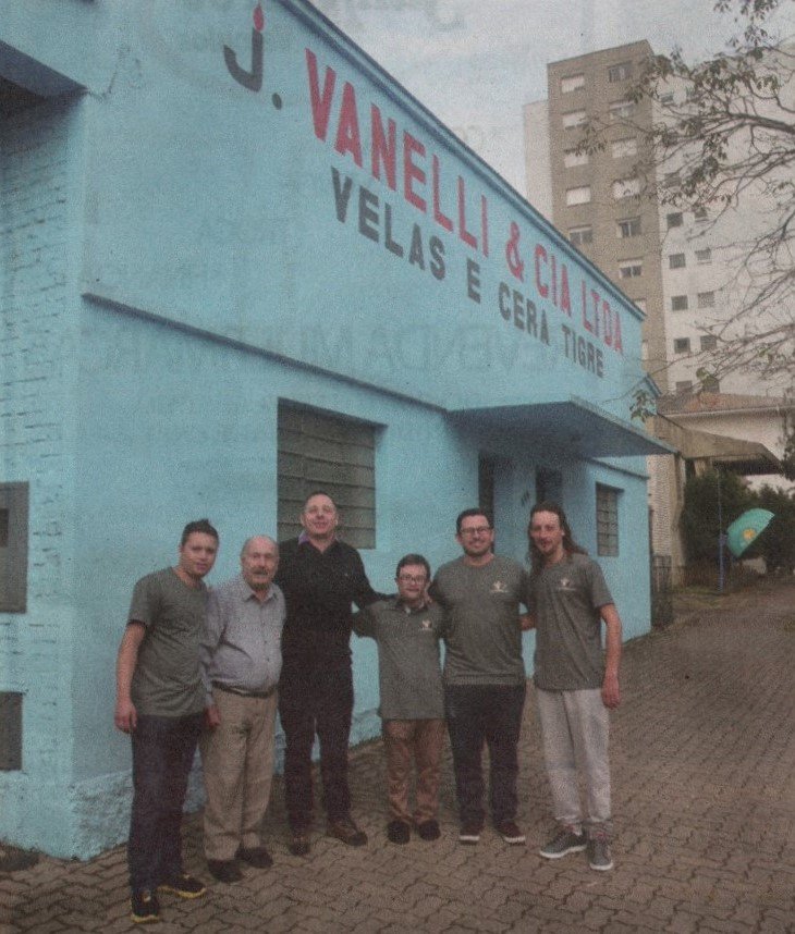 Equipe com Júlio César, Agenor, Raphael, Ricardo, Joaquim e Emael. (Setembro de 2021).